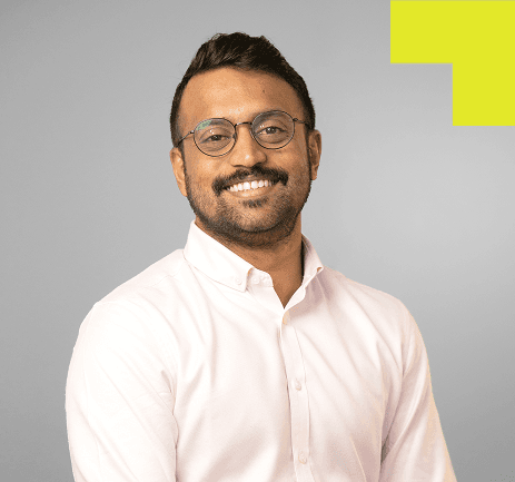 Portrait of Aditya Kumar, professional headshot
